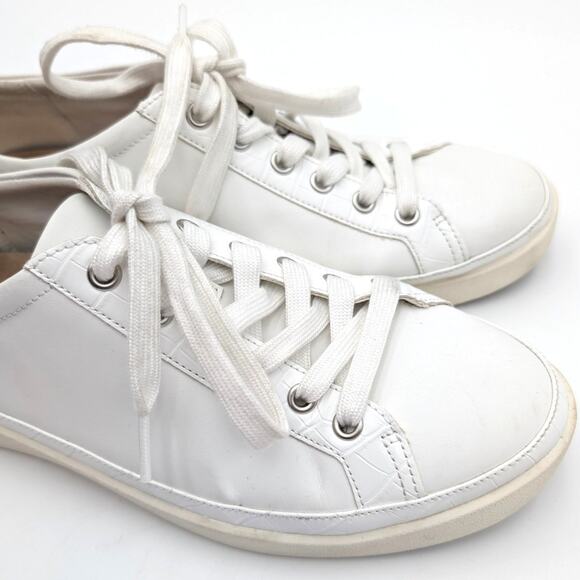 Vionic Winny Lace Up Sneaker Shoes Women's Leather White Size US10 EU41 - Picture 13 of 15